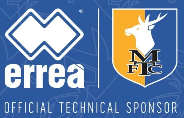 Errea Announced as New Technical Partner of Mansfield Town